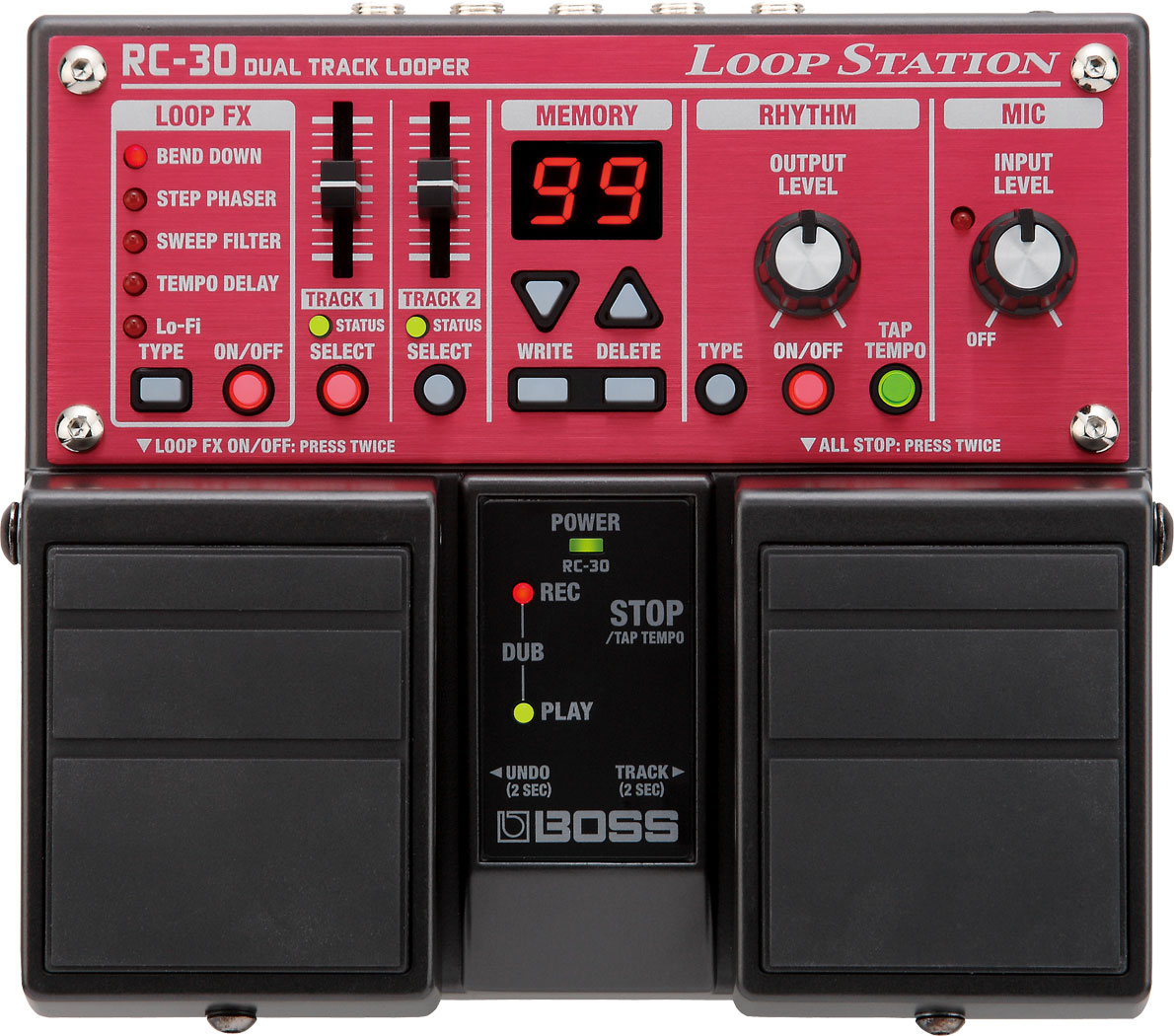 loop station revue rapport loopstation comparaison boss rc30 looper